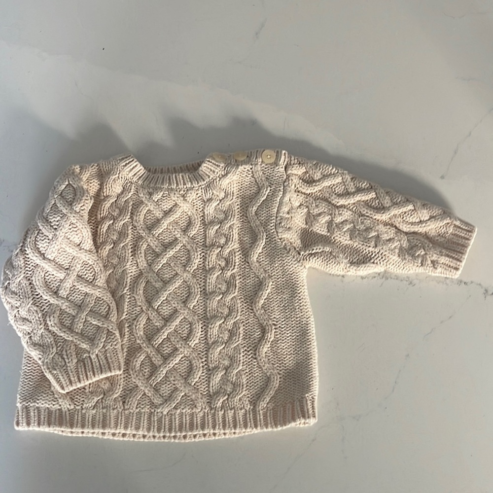 Baby Gap cable knit boys sweater